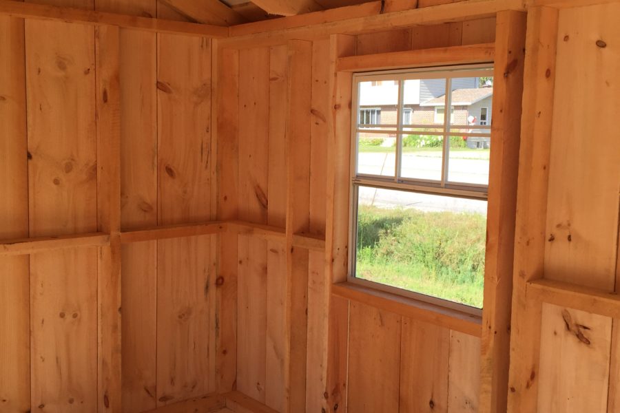 Inside View of 12 x 18 Cottage