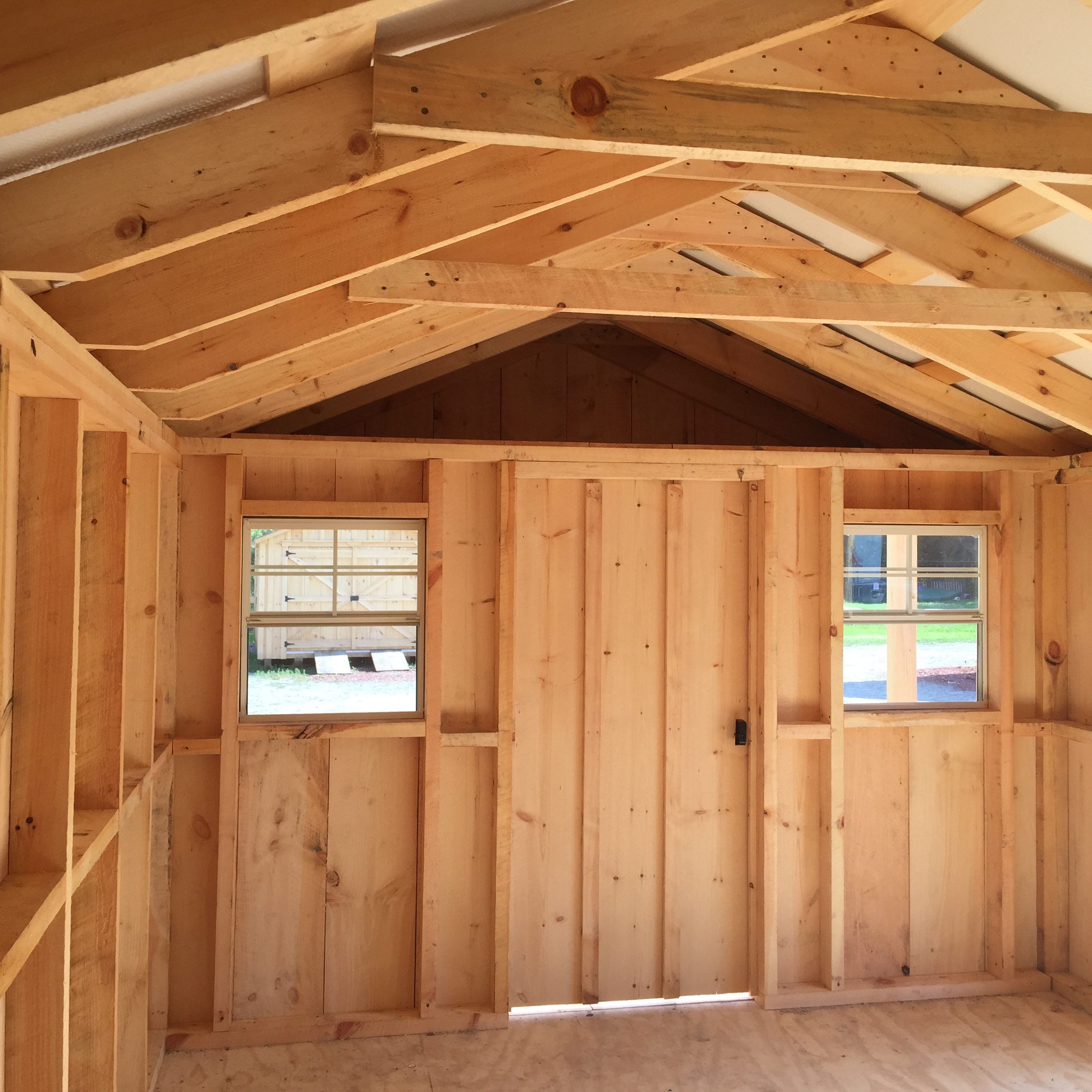 Inside View of Custom Bunkhouse