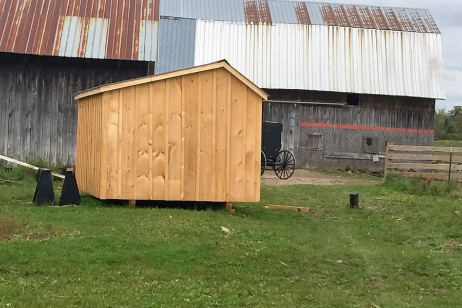 Lean Roof Style Board and Batten