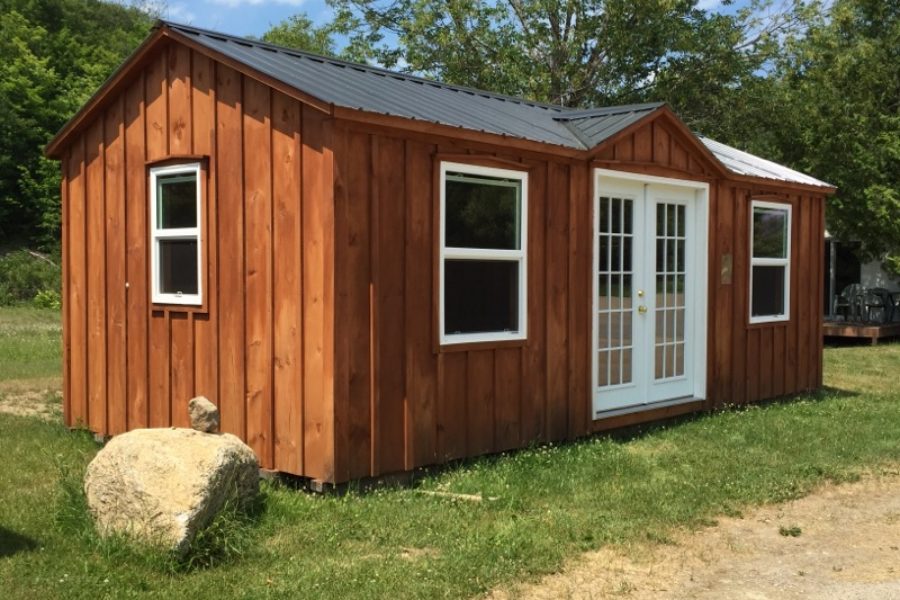 ST Pierre 12 x 24 Cottage Front View