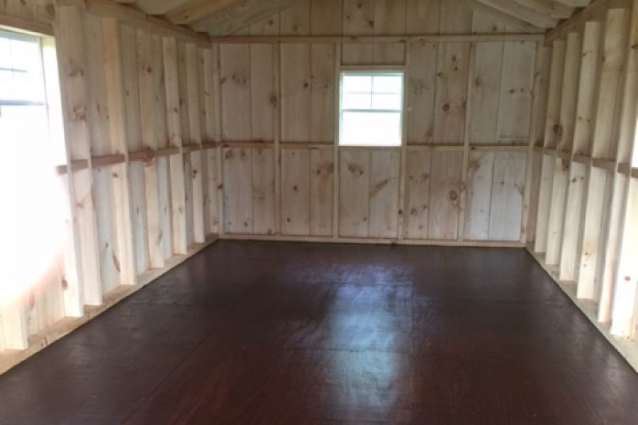 Inside View 12 x 24 Board & Batten